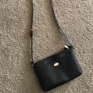 Black Coach crossbody bag purse